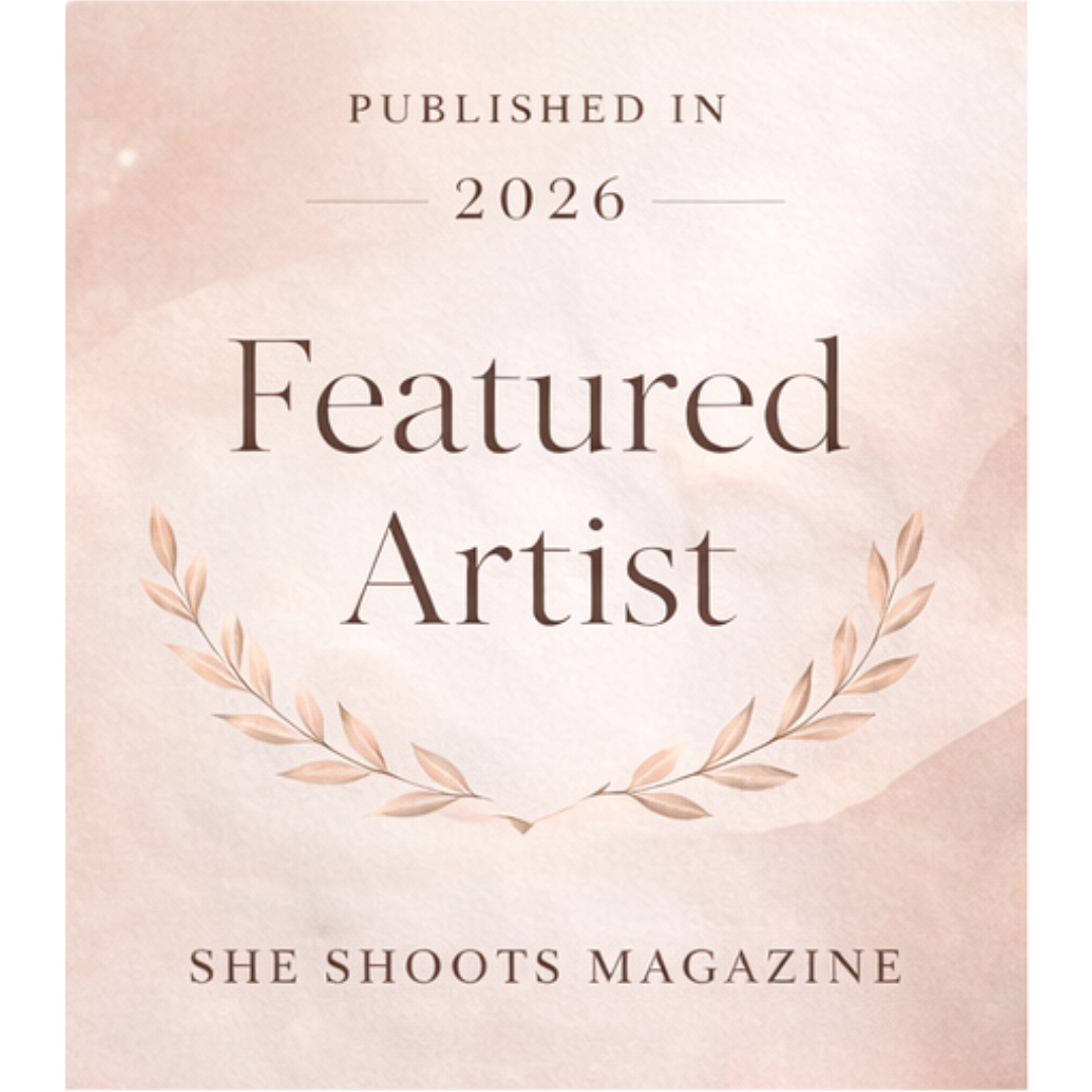 She Shoots Magazine Featured Artist Badge 2026 — Heidi Lynne Photography